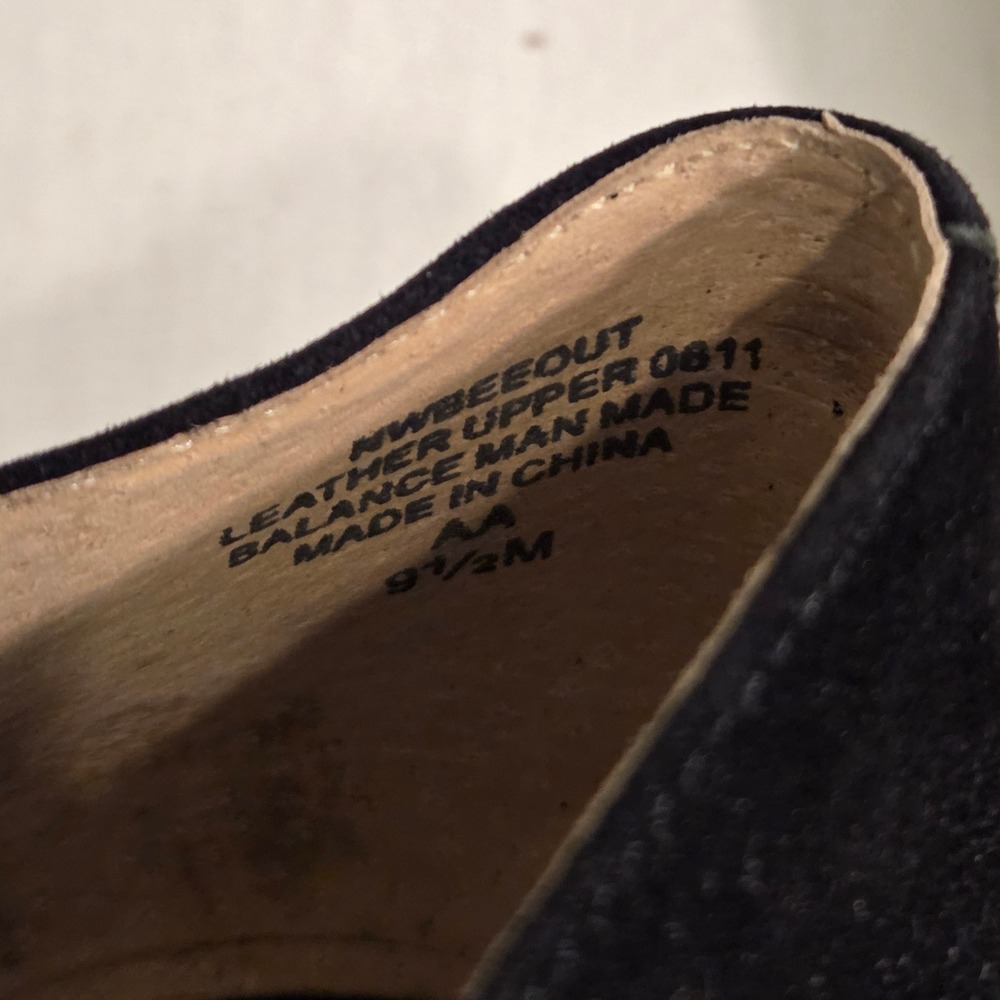 Nine West Suede Leather Wedge Heels Women's Size 9.5 Black - Picture 3 of 8